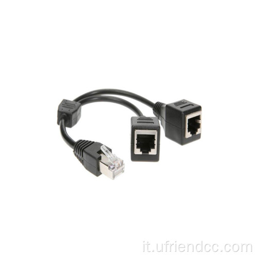 Cavo Adattatore Ethernet di splitter/adattatore/connettore